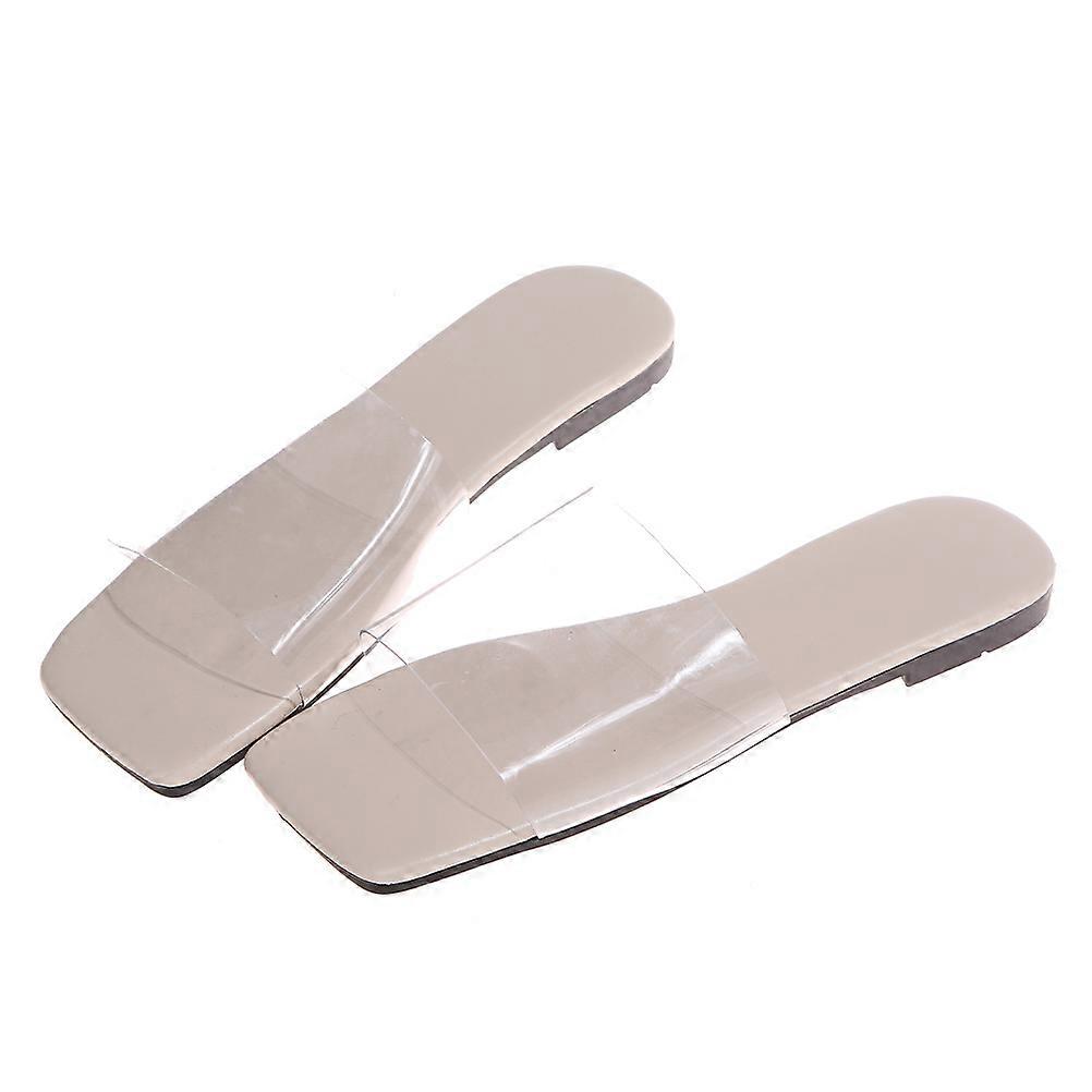 Casual Slippers 1 Pair Flat Bottom Non-slip Sandals For Indoor And Outdoor Use Size 4UK Stylish And Durable