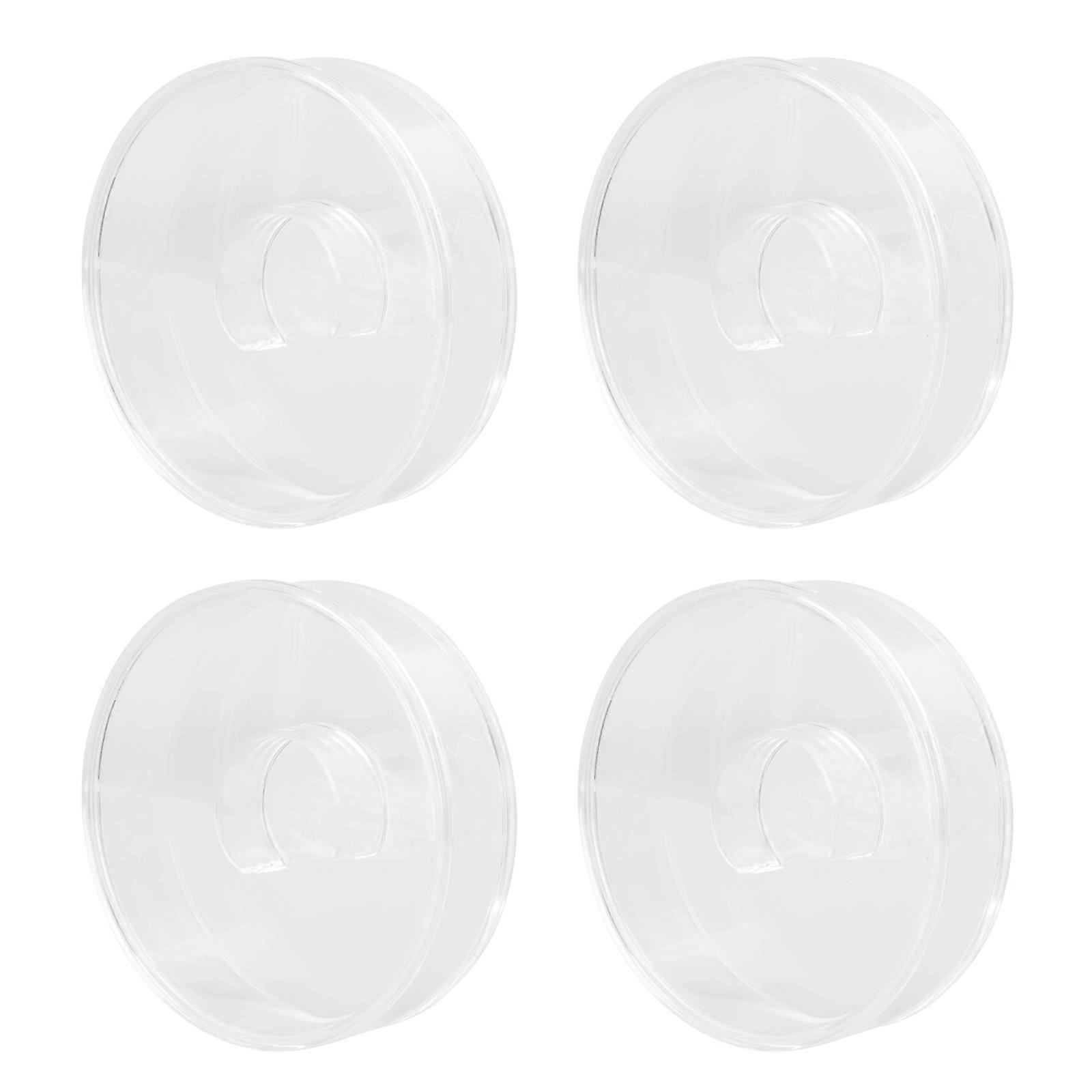 Transparent Acrylic Displaying Box for Buddha Bead Bracelet with Delicate Workmanship and Great Sealing 4Pcs
