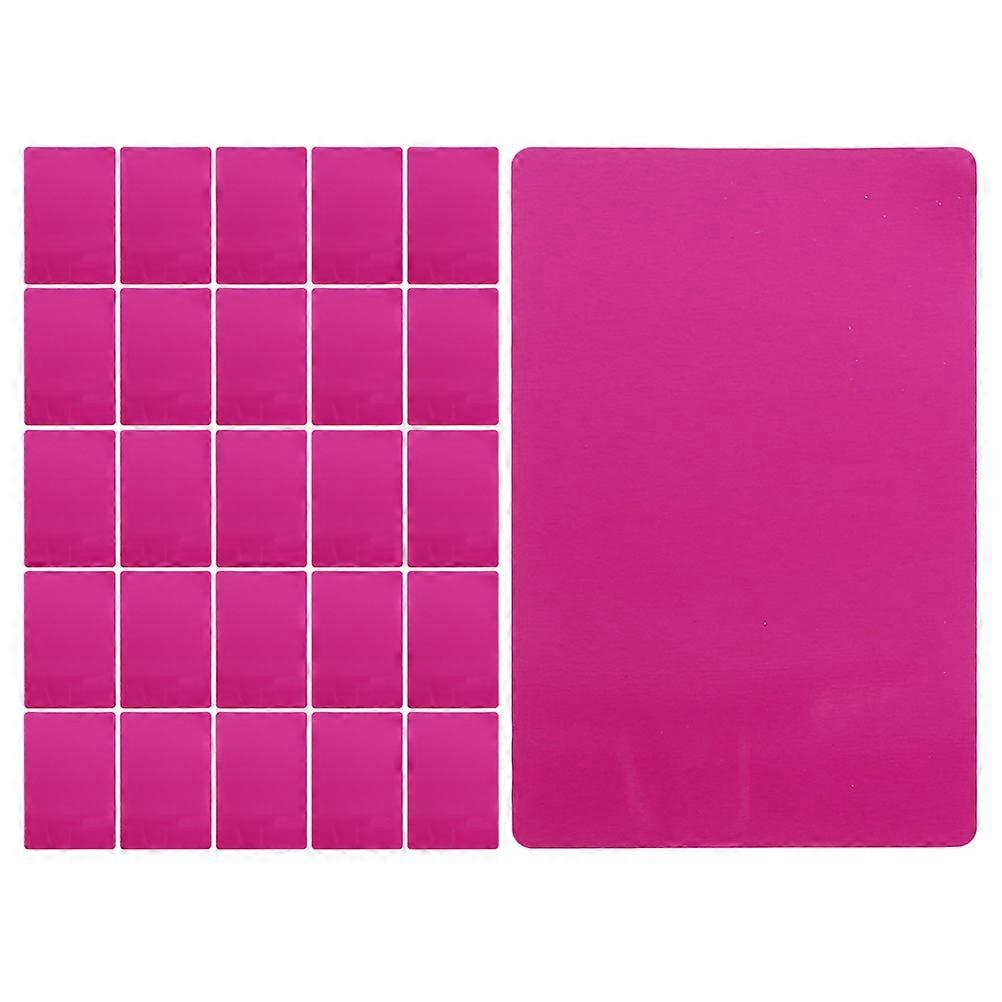 Metal Name Cards 100Pack Perfect For Entrepreneurs Networking Events 8.50X5.50X0.10CM Elegant Purple
