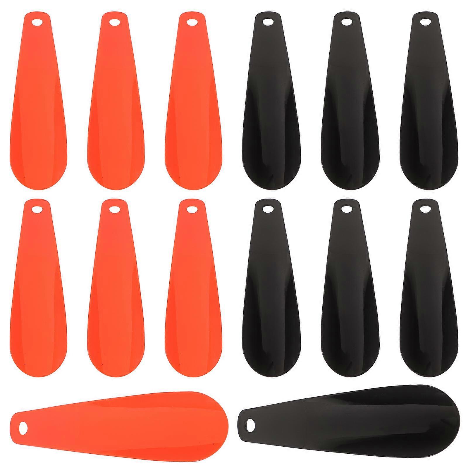 Compact Shoe Horns For Elderly Travel Convenience Flexible Plastic 14Pcs