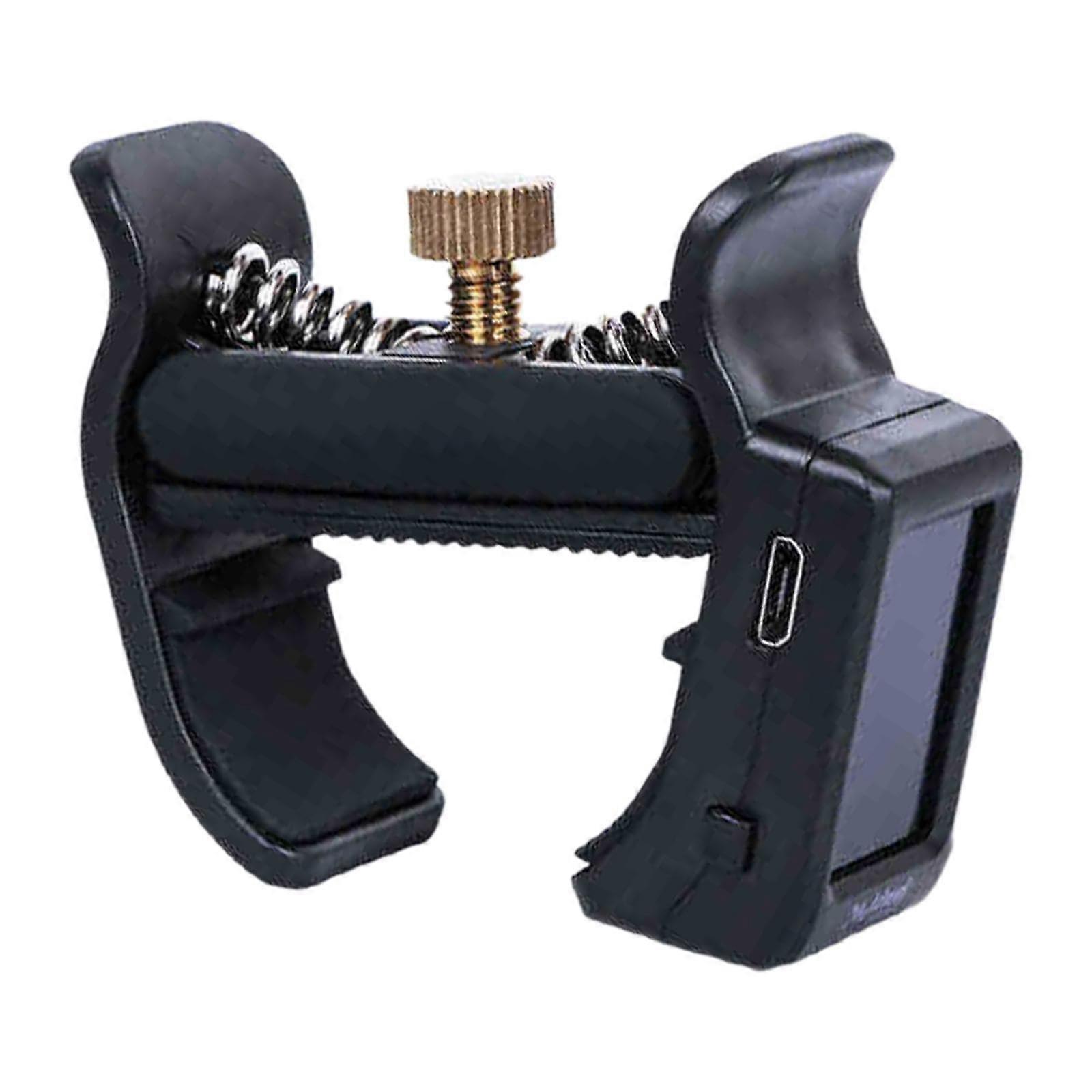 Clip On Guitar Tuner for Acoustic Ukulele with Capo for Violin, Bass, Banjo - Compact and Accurate Tuning Device
