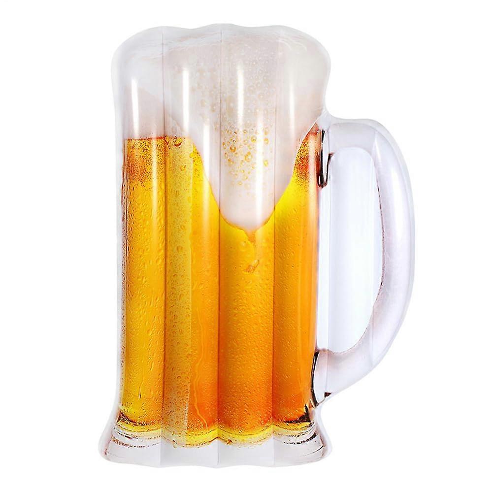 Floating Bed Pool Inflatable Beer Cup Float, Soft Water Lounger Swimming Hammock Bed for Adults Summer Pool Party Vacation Use