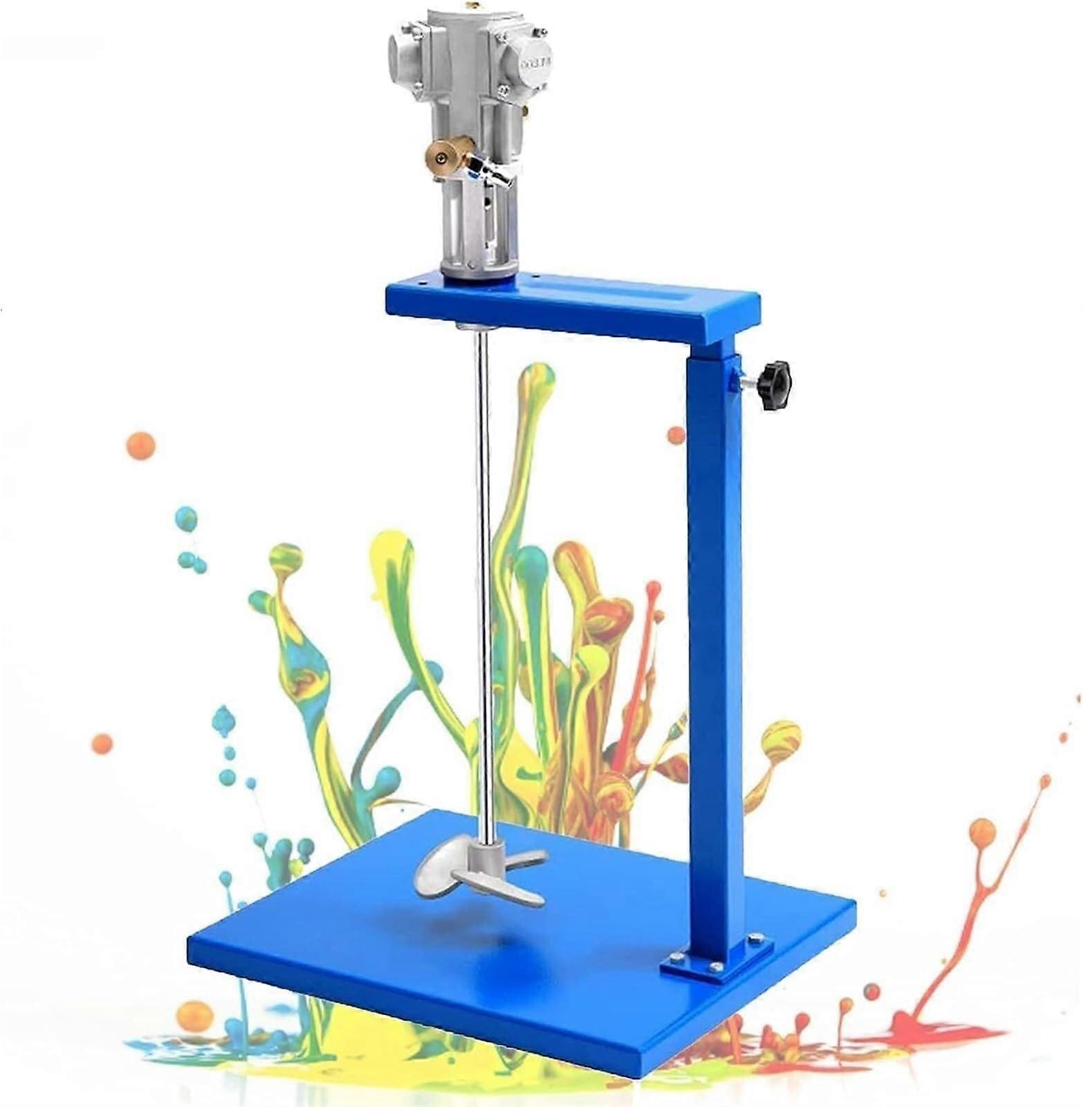 Pneumatic mounting mixer, automatic paint stirring machine, air agitator, paint mixing tool for coating materials, viscous liquid ink