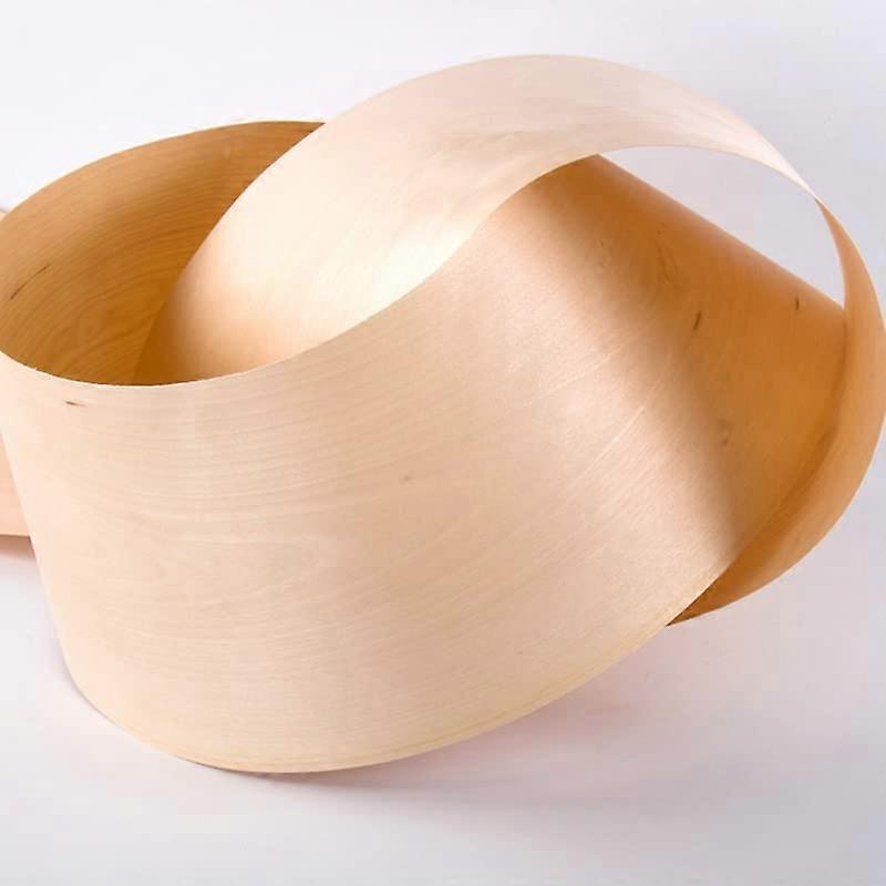 1 rolka naturalny fornir brzozowy cienki fornir drewniany solidna płyta dekoracyjna zewnętrzna skóra głośnik meble drzwi szafki gitarowej DIY 0,45 mm 13 cm x 220 cm