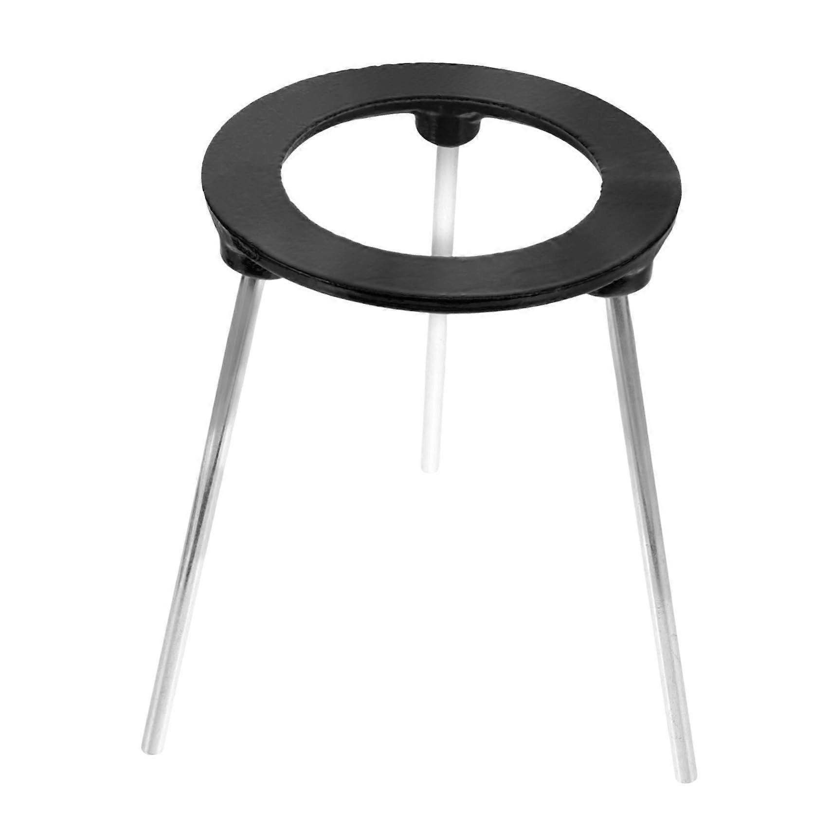 Tripod Stand for Chemical Experiments Removable Cast Iron Support for Alcohol Lamp Portable Lab Equipment for Stable Heating and Demonstrations