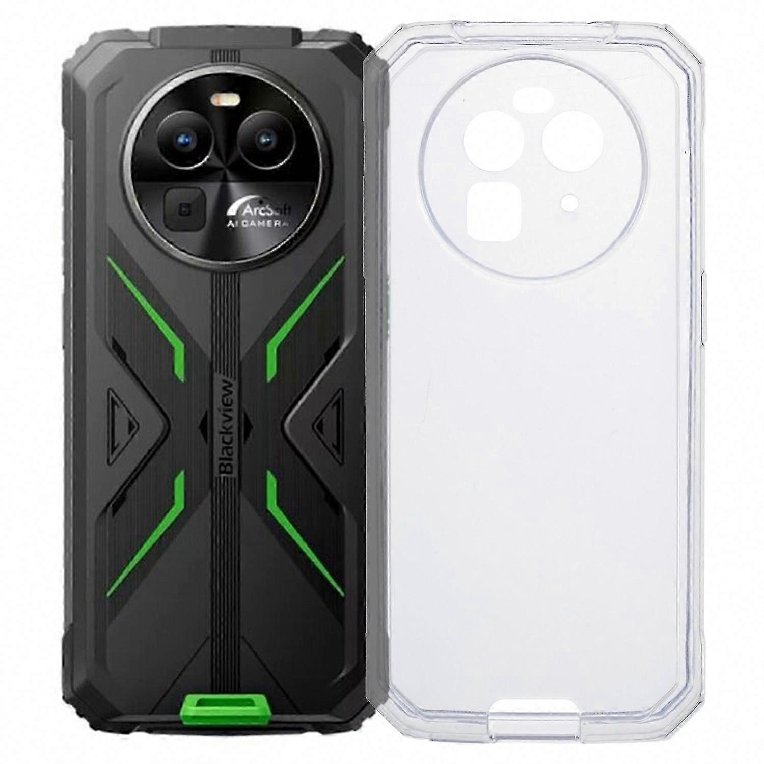 Blackview BV8100 Case Soft TPU Shockproof Phone Cover with Drop Protection - Black