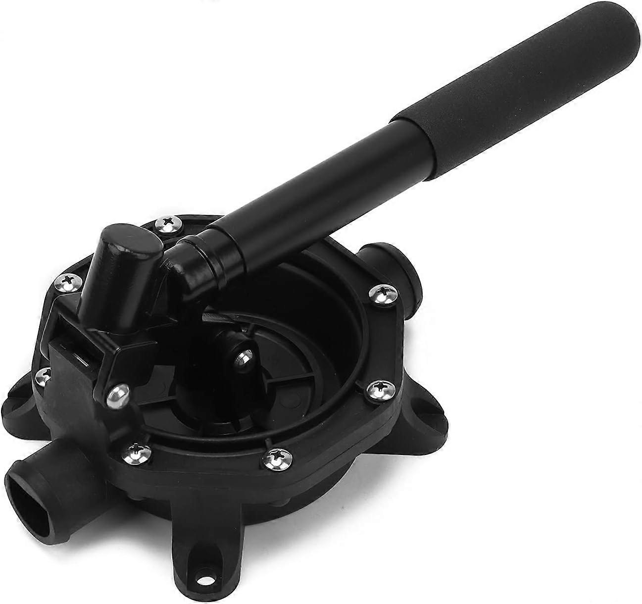 Manual Diaphragm Bilge Pump, Self Priming 720GPH, 2 Position Aluminium Handle, for 33mm Hose, Marine Backup Pump, Sturdy ABS Construction
