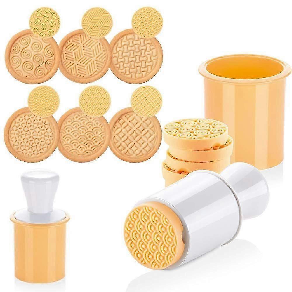 6 Stamps Cookie Stamp Set High Heat Resistant for Baking