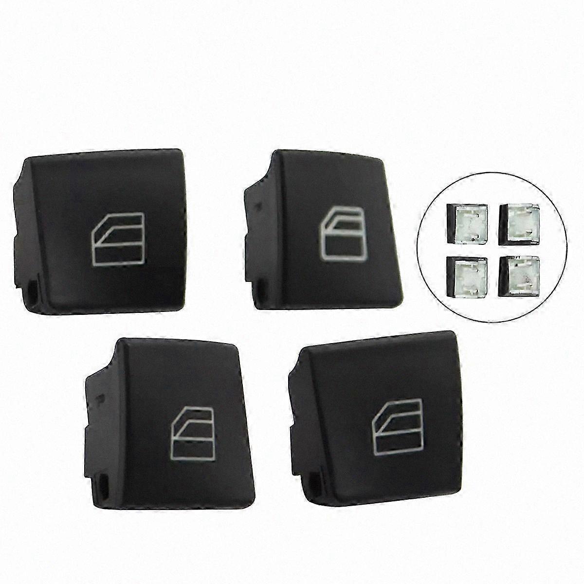 4Pcs Driver Window Switch Button Cover Cap 2049055402 A2049055402 for - E- W212 09-16