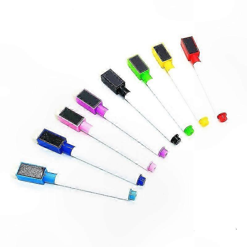 8-Pack Magnetic Erasable Markers for Whiteboard Drawing and Writing