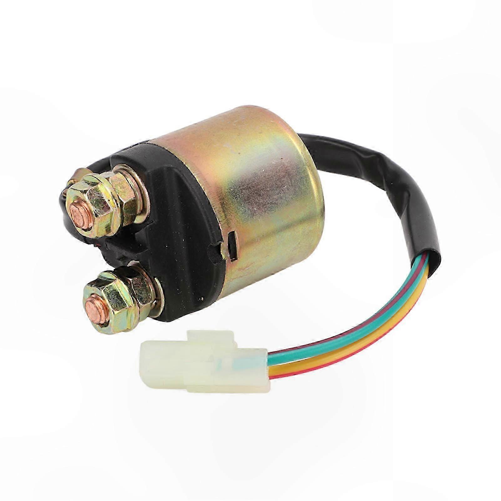 Starter Solenoid Relay for ATV Models Including TRX350 TRX400 TRX450 TRX500 SND6073 Compatible Replacement Part