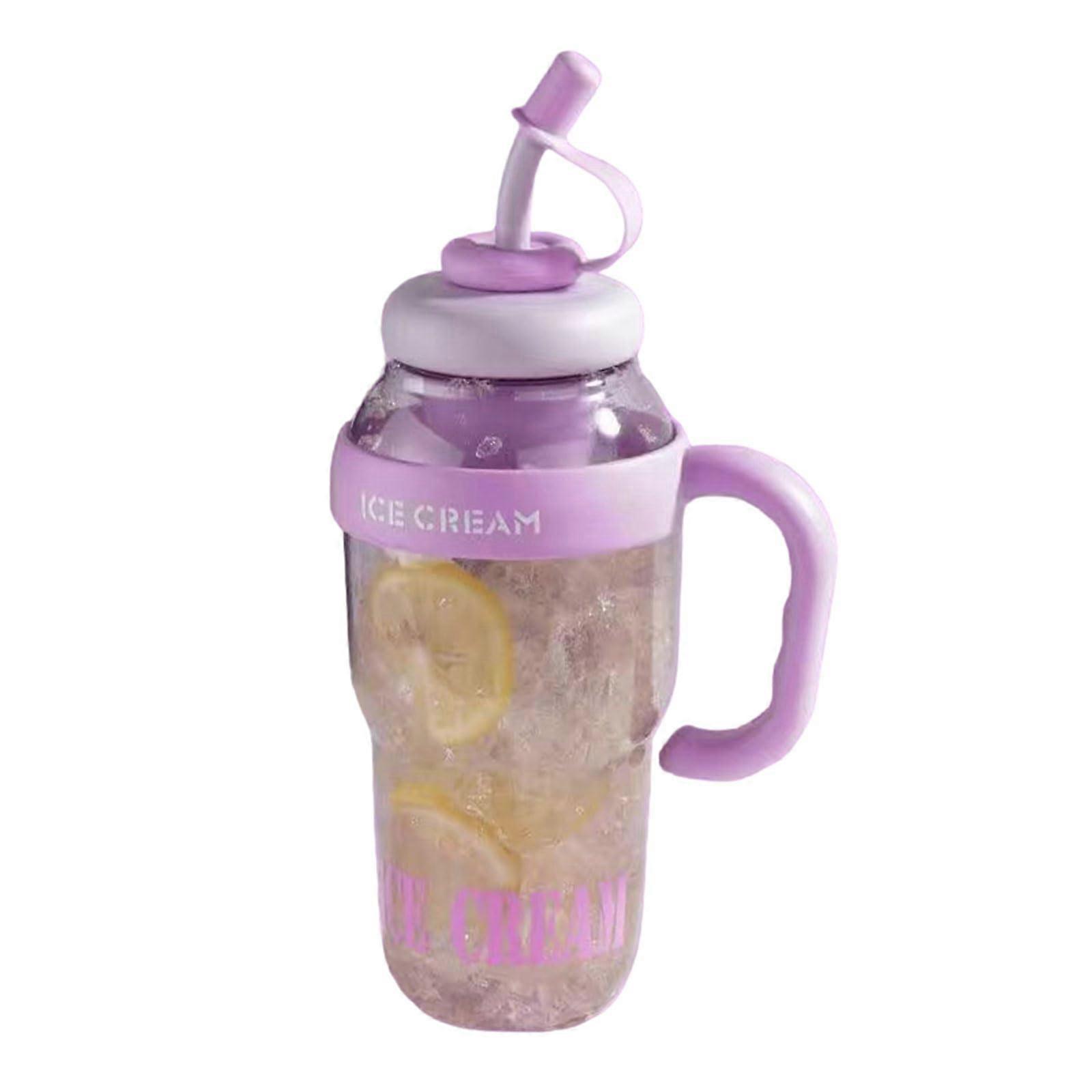 Convenient Cup with Tea Infuser Large Capacity Water Bottle with Handle Removable Straw Belly Cup for Tea Enthusiasts Ref: 5323