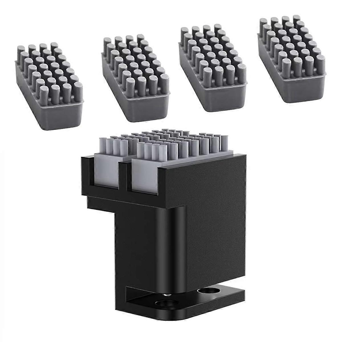 Panda Brush Nozzle Wiper Print Head Cleaner Silicone Brush Mounted Scrubber with 4pcs Spare Silico