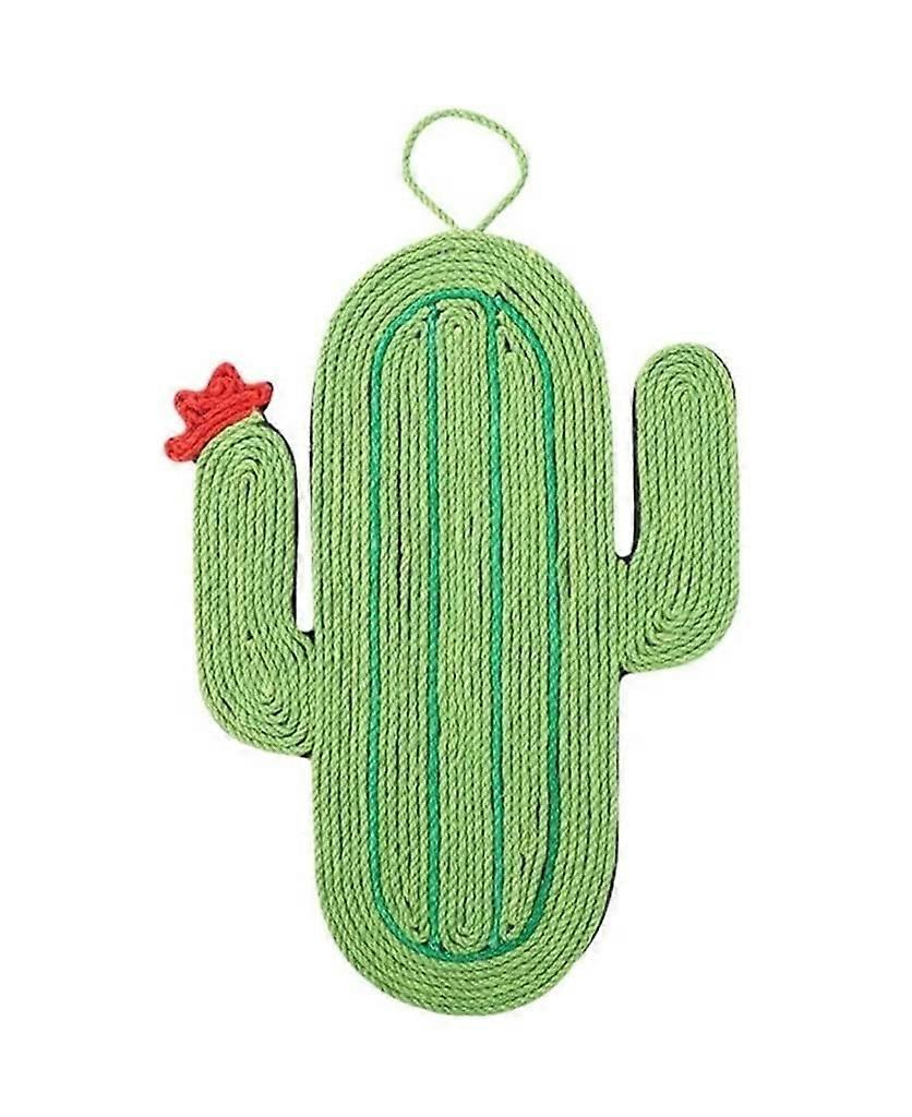 Cat Scratching Post Cactus Shape Wall Mounted Scratching Board Sisal Rope