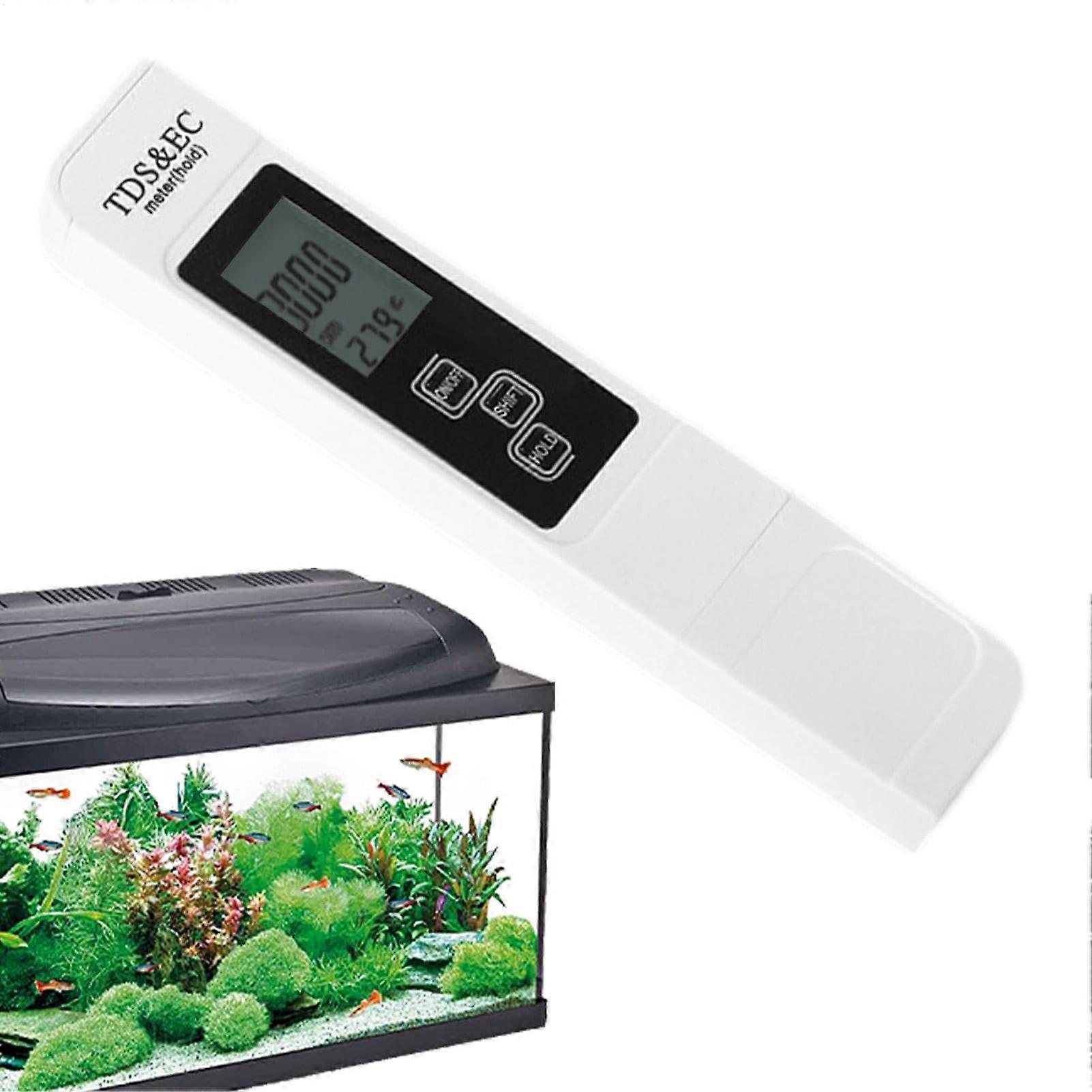 TDS Tester for Drinking Water, Digital TDS Meter With EC and Temperature, 09999 ppm, Portable Tool