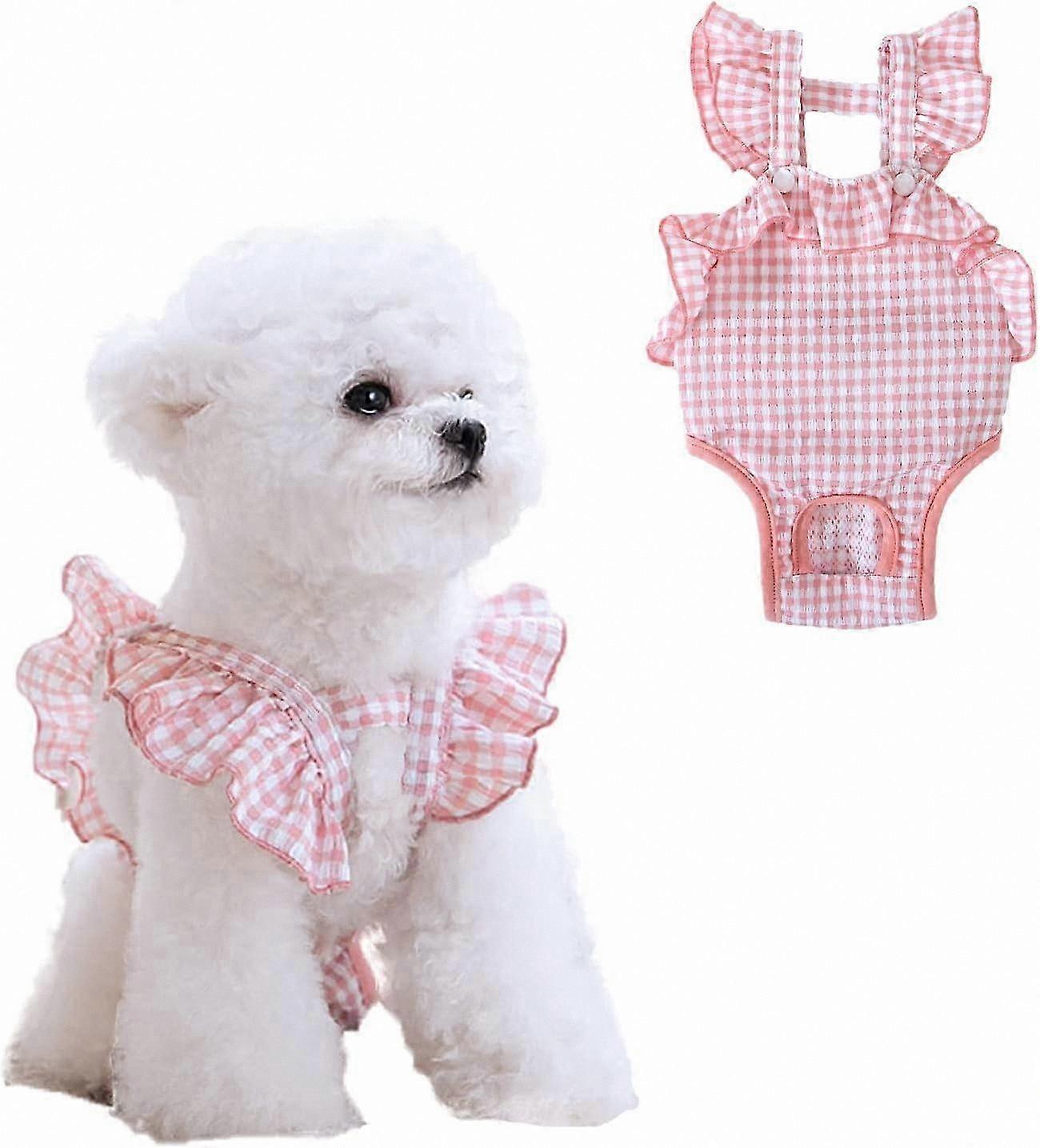 Female Dog Diapers Reusable Sanitary Panties with Adjustable Straps for Puppy生理期使用