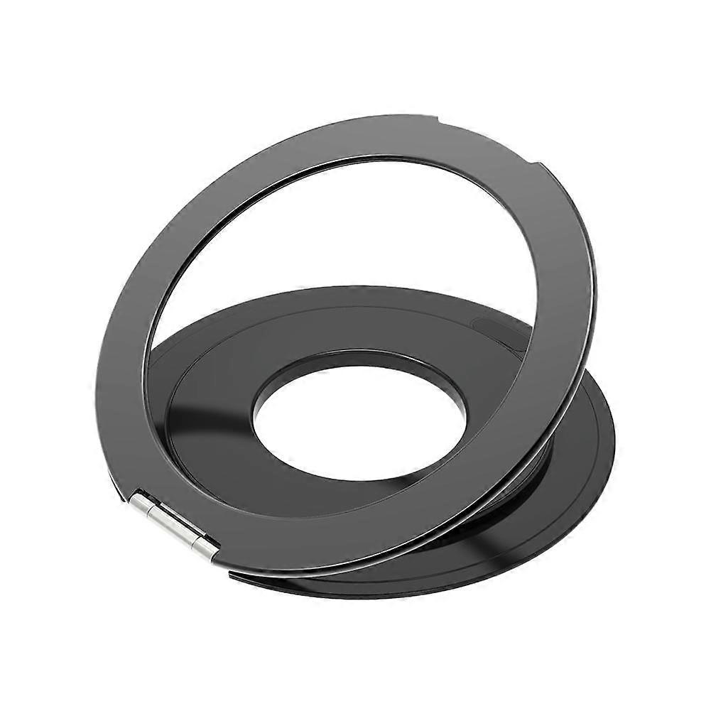 Flat Plate Magnetic Stand for iPad, 360° Rotating Metal Folding Buckle