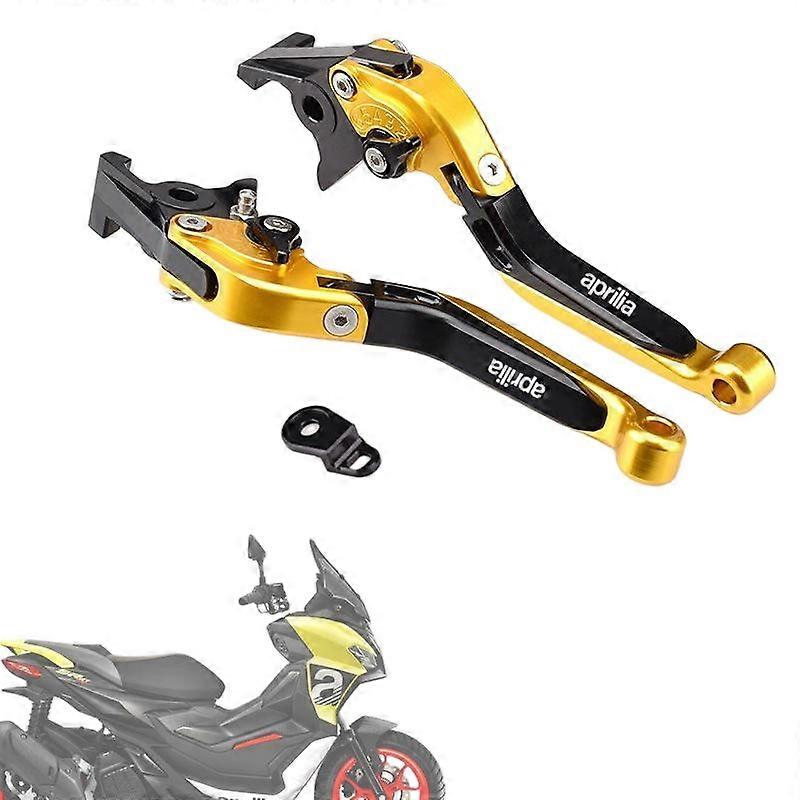 Horn-shaped handle, made of ABS material with parking brake, suitable for Aprilia SR GT200/srgt125, motorcycle modification