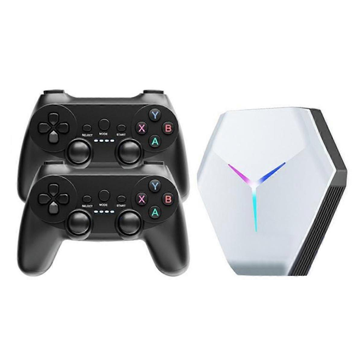 TV Box Gaming System 60 Emulator 64G 9700+ Games 5G Dual-Band WIFI Supports 8K Android X10 Video Ga