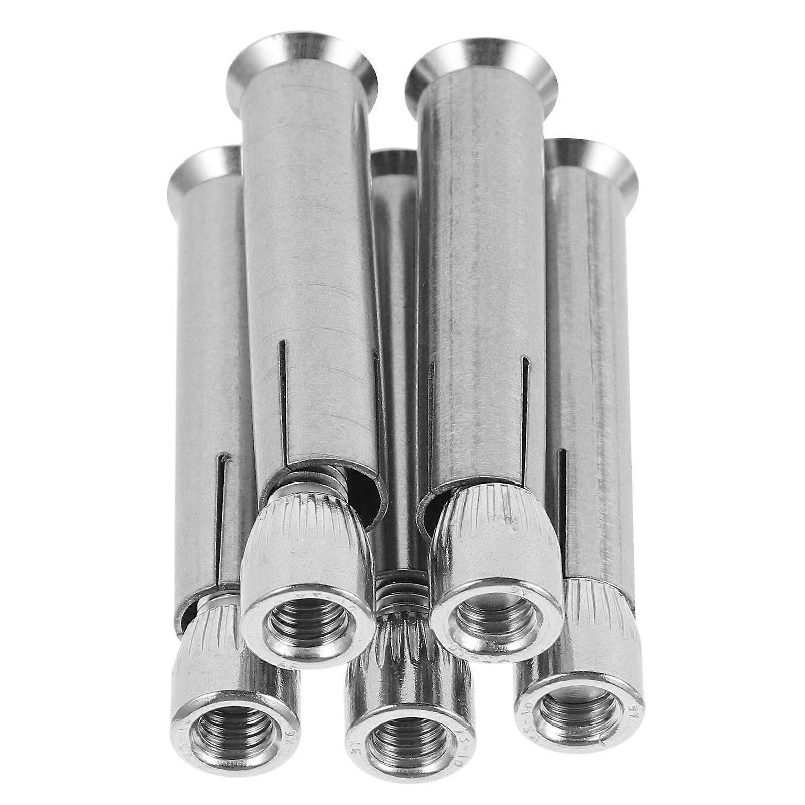 Worgeous 5pcs Multi Use Expansion Bolt Stainless Steel Countersunk Screws for Replacement