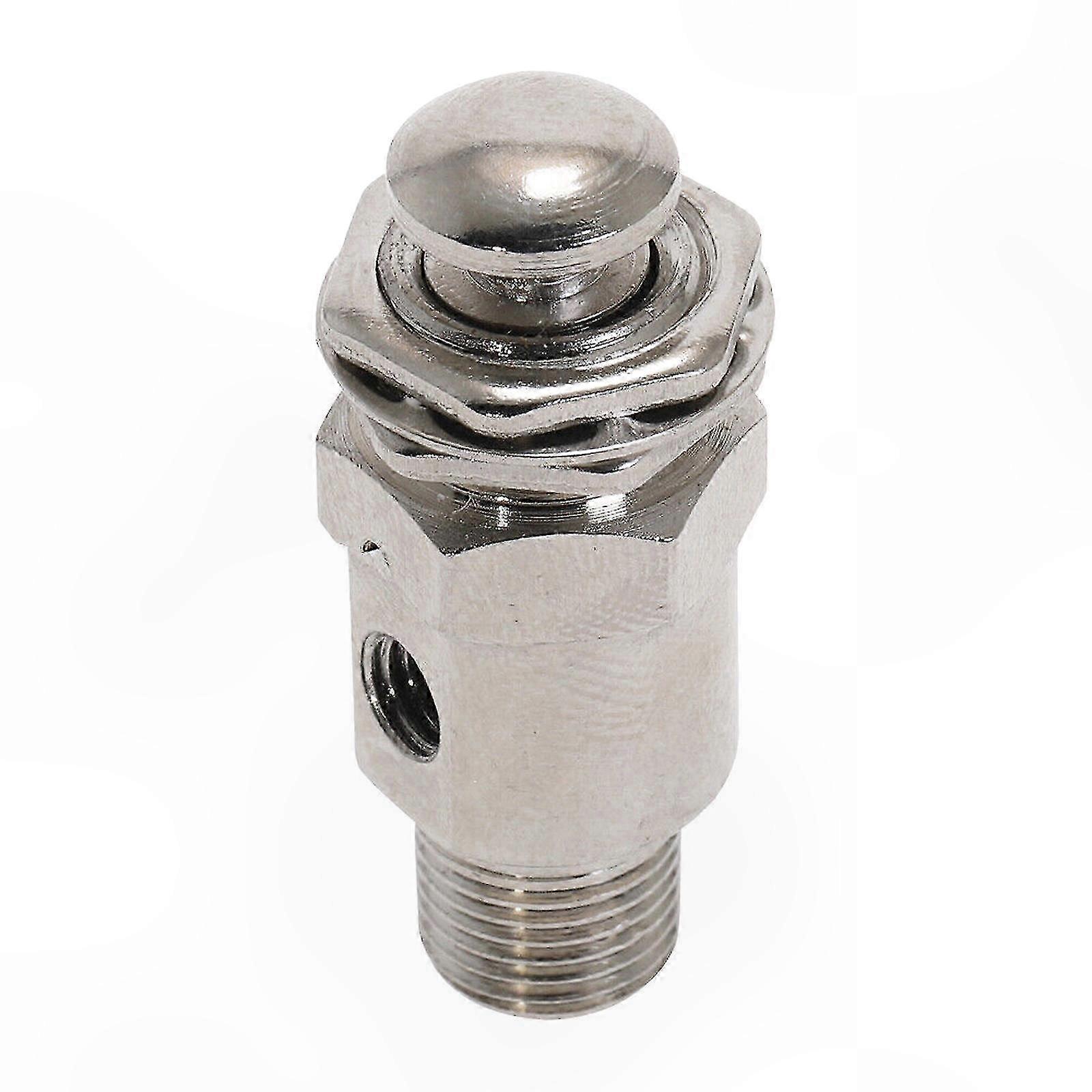 Durable Metal 2-Port 3-Position Air Control Valve with 1/8" Thread Diameter and Push Button Operation