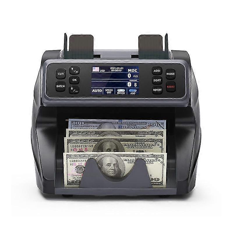 Mixed denomination counters, multi-currency counters, enhanced security features, currency detectors