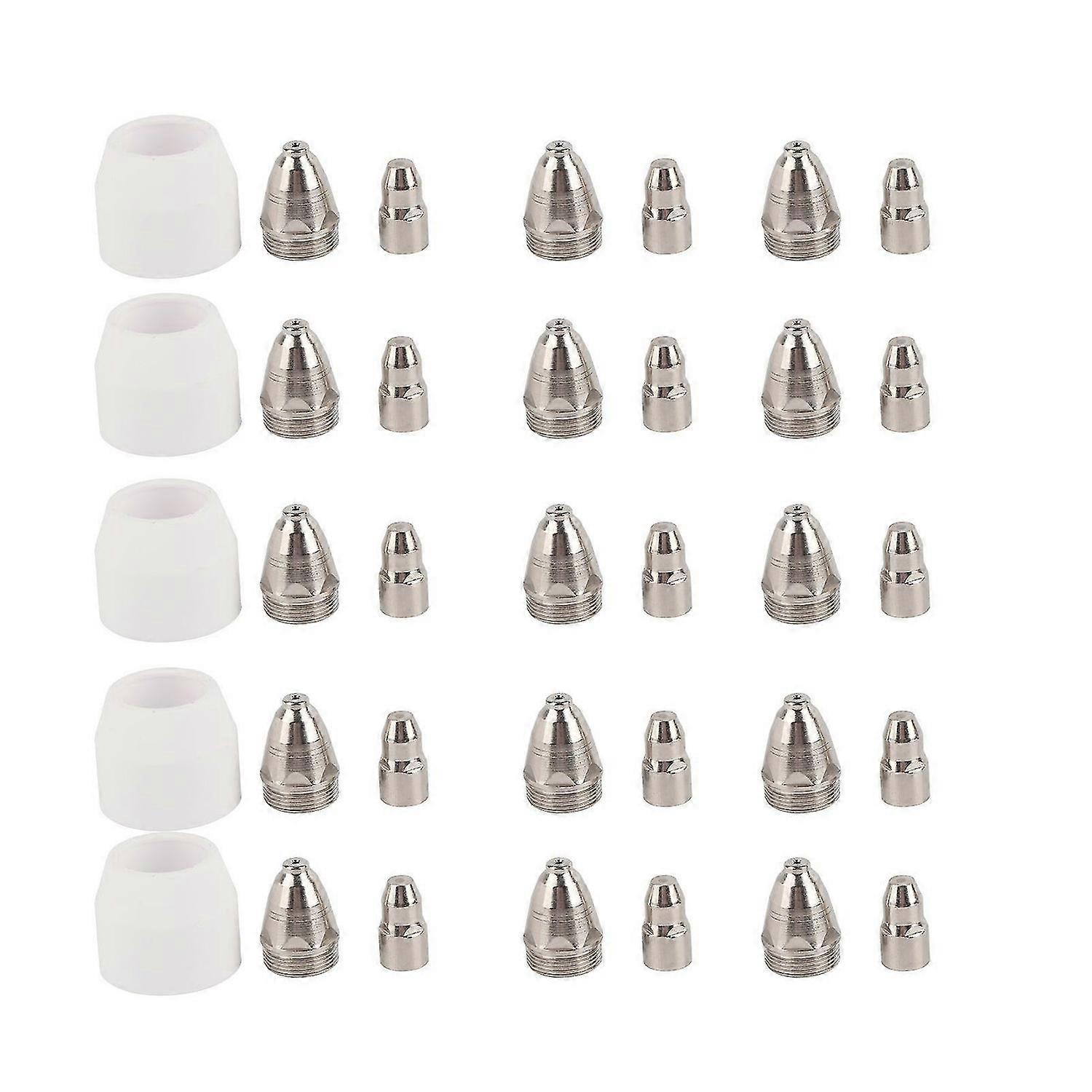 High quality 25pcsP80 plasma accessories porcelain nozzle electrode