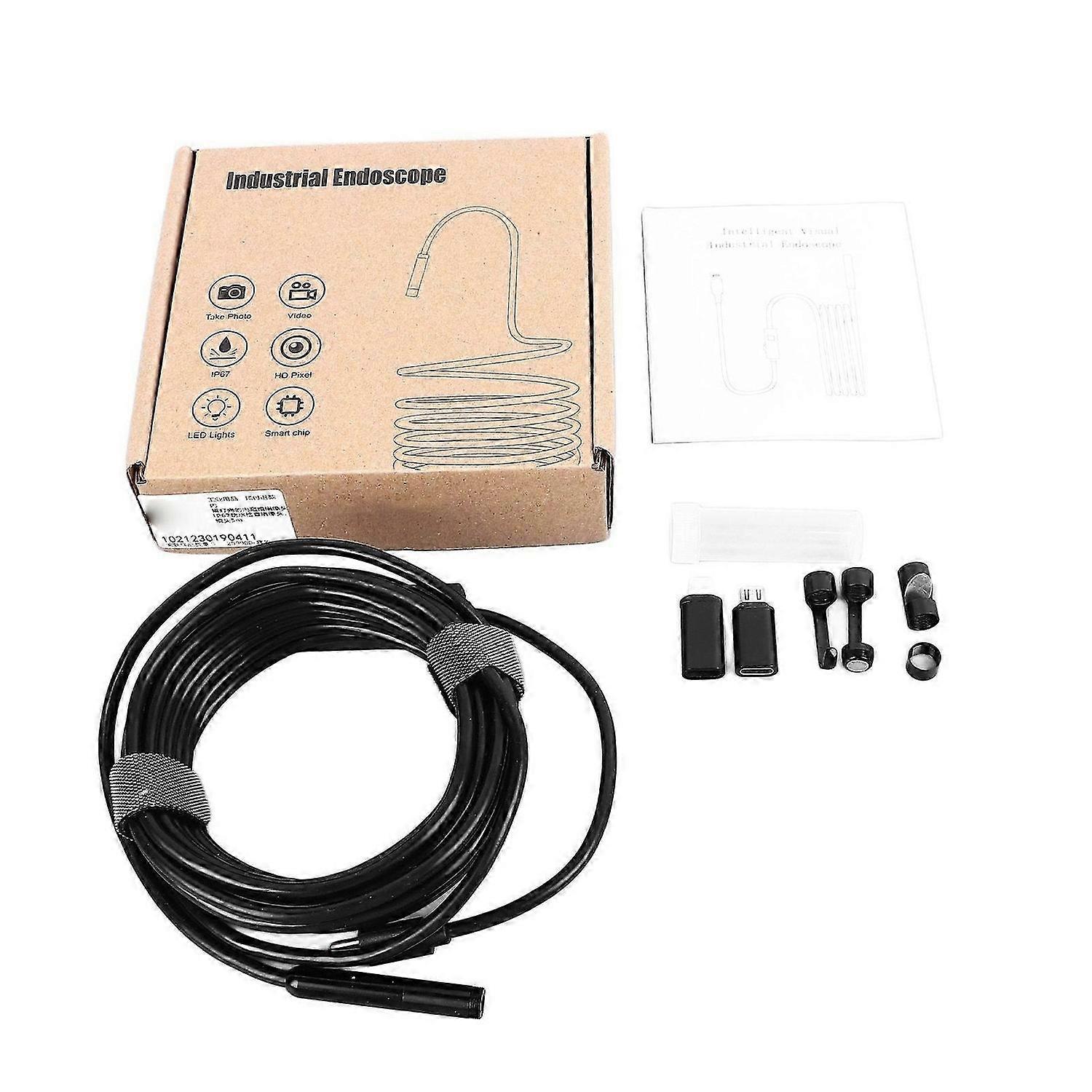 High quality Endoscope camera with light, IP67 waterproof inspection camera