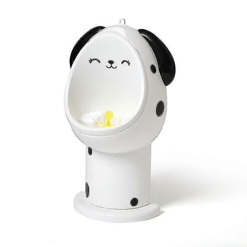 Toilet training urinal for toddlers with space-saving wall mount design