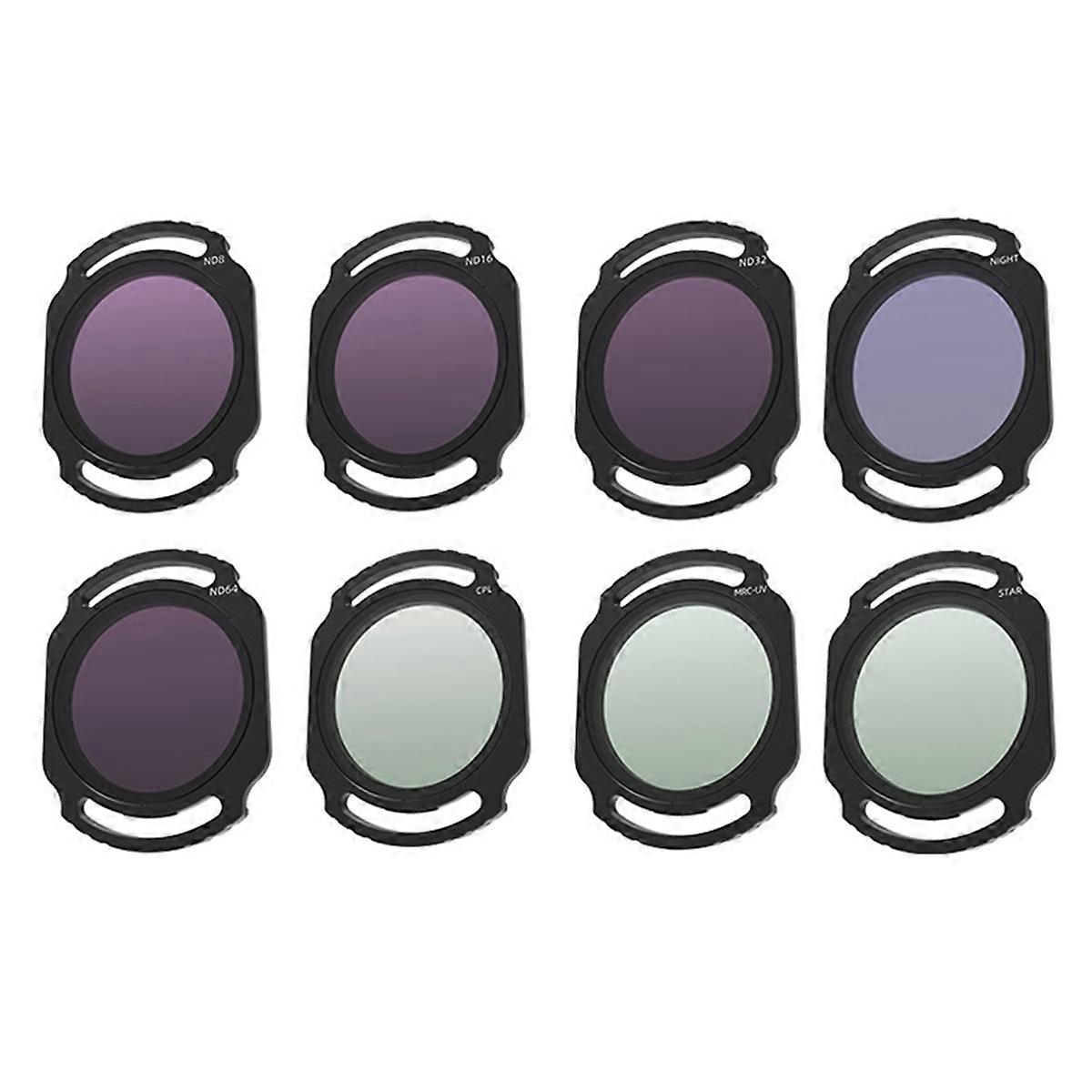 For O4 Air Unit Pro Filter Set UV 8PCS Camera Protection Lens Filter for O4 Air Unit Pro/Avata2 Drone Accessories
