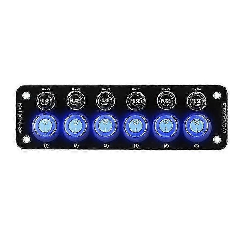 Auto Schakelaar Combinatie Paneel Multi-Switch Bedieningspaneel Power Panel Universele Auto RV Marine