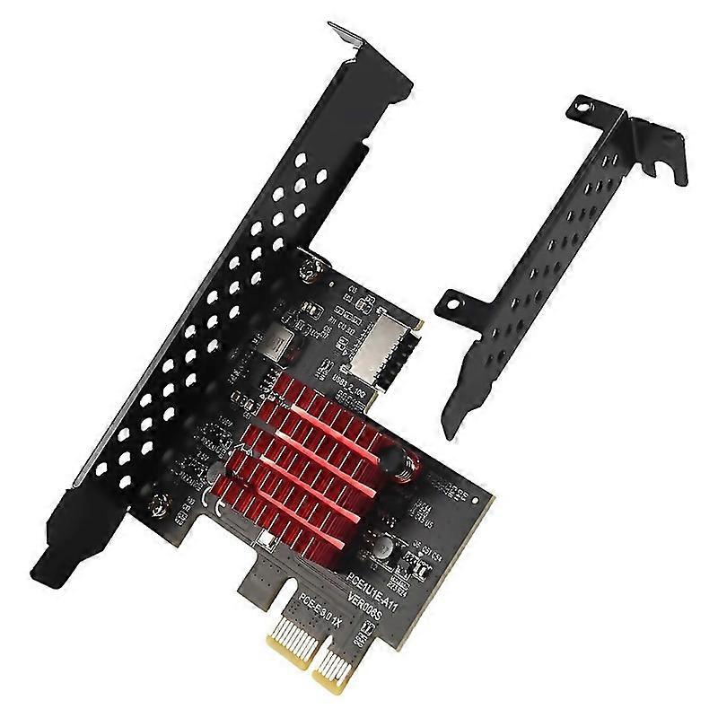 Für Pcie Usb 31 Gen2 Typee Erweiterungskarte10 Gbit/s PCI Express 30 1x bis 20pin Frontplatte Typ C Anschluss