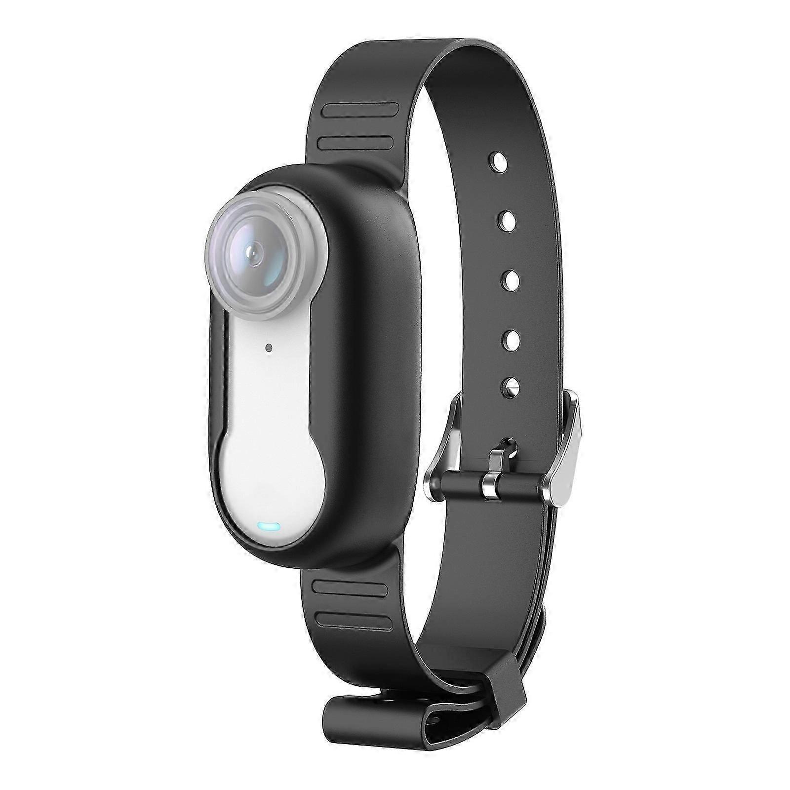 Adjustable Silicone Strap and Secure Mount Hand Wrist Band For 360 GO 3 3S Cameras in Various Setting