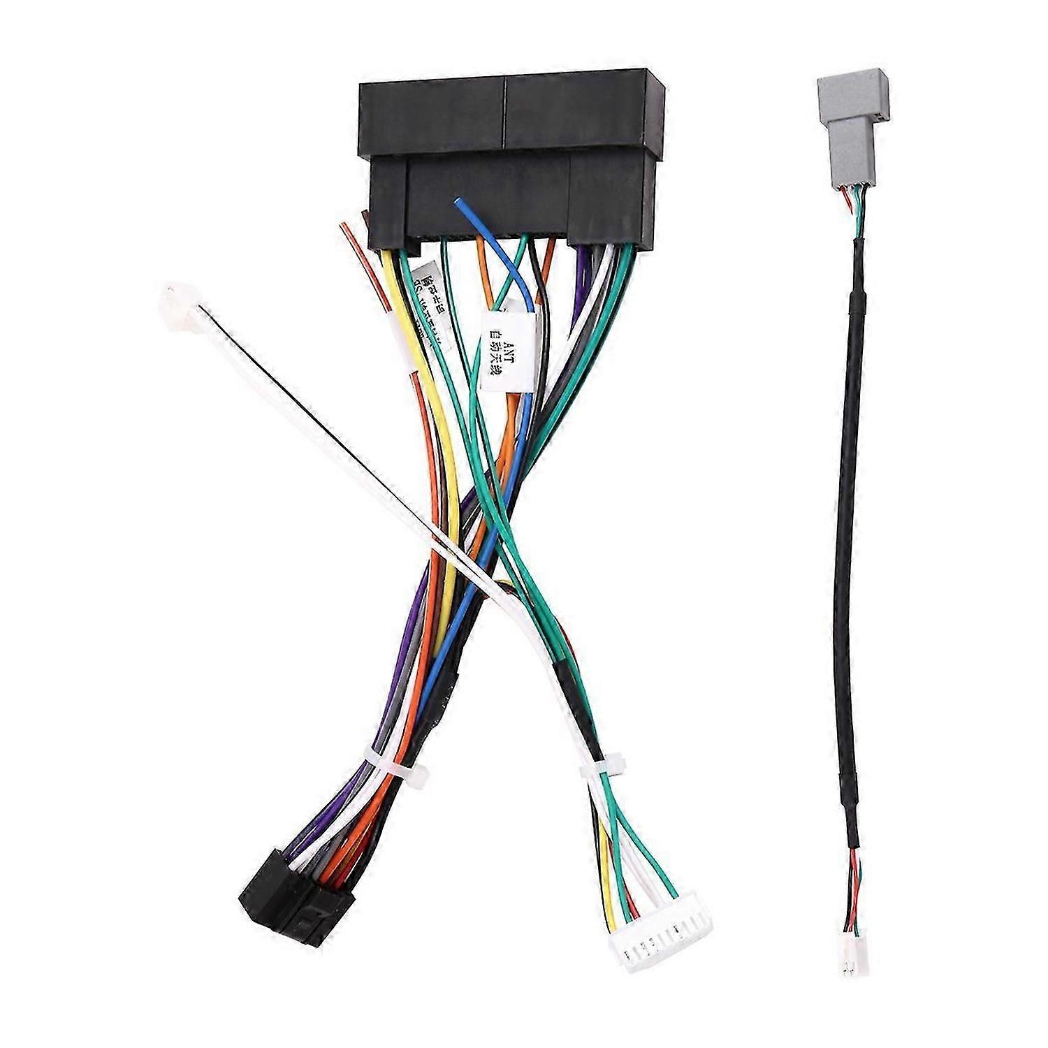 Car Radio CAN Bus Decoder Power Cable Canbus Adapter Wiring Harness for 2014+