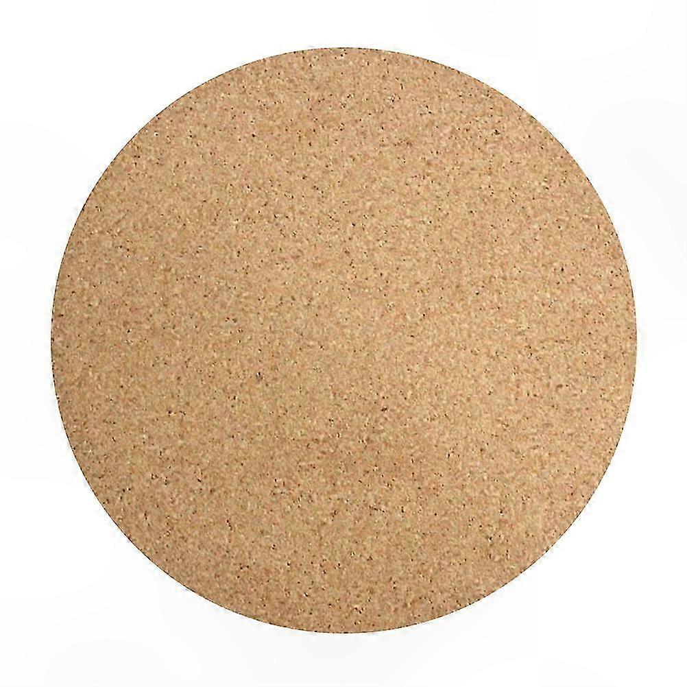 Natural Cork Memo Board, 30cm Diameter, Eco-Friendly Pin Board for Notes and Photos