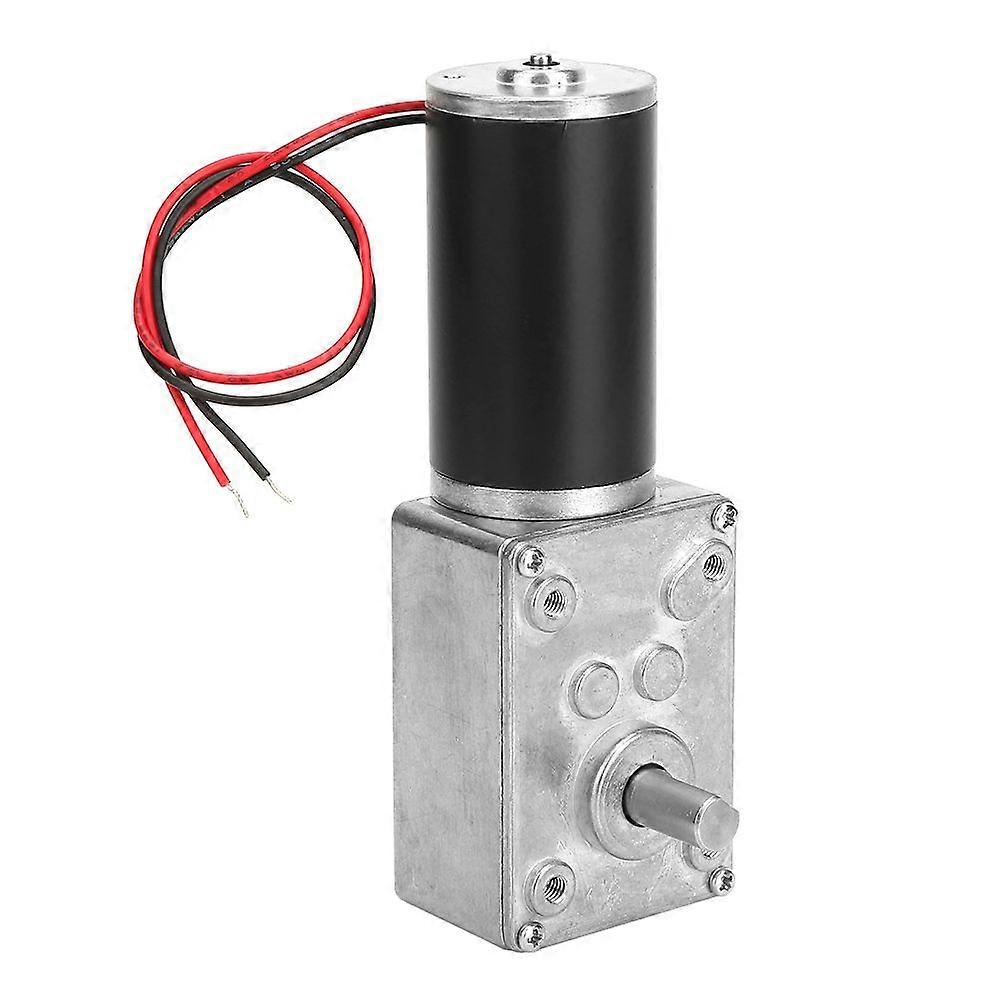 Speed Reduce Electric Gearbox Motor Reversible Worm Gear Motor 8mm Shaft 24V(5RPM)