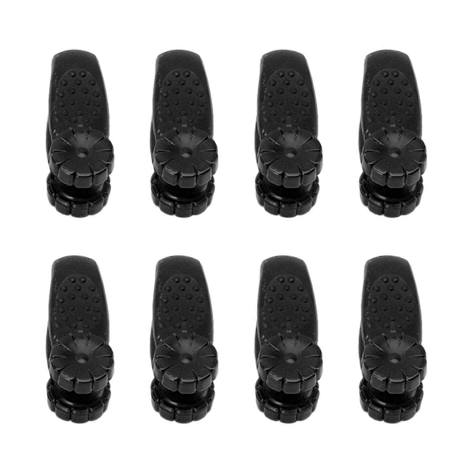 8PCS Hand Pressure Point Tool Plastic Hand Acupressure Clip for Between Thumb and Index Migraine Headache Relief Black