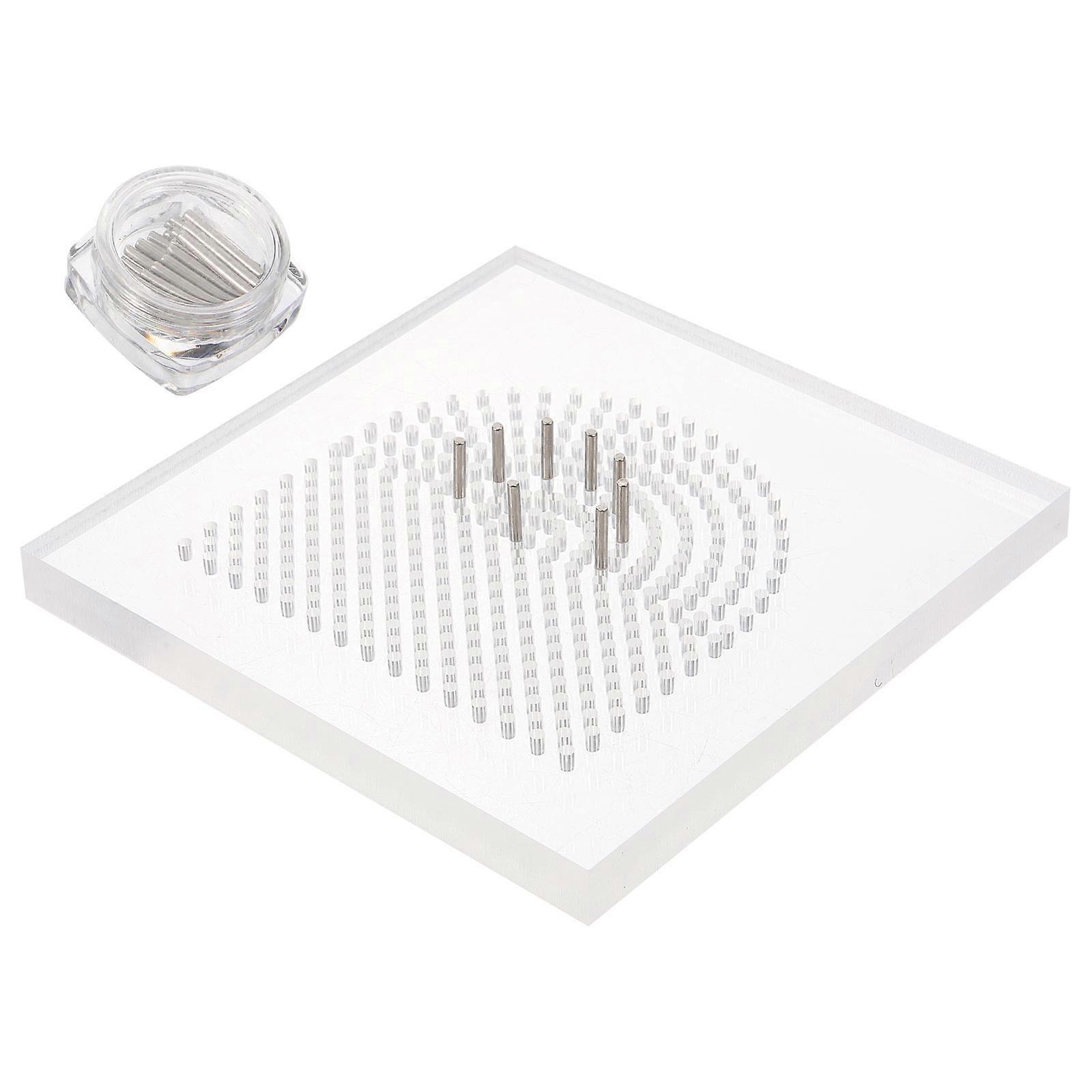 Paper Quilling Board Acrylic Tool for DIY Craft 4Sets Transparent Design
