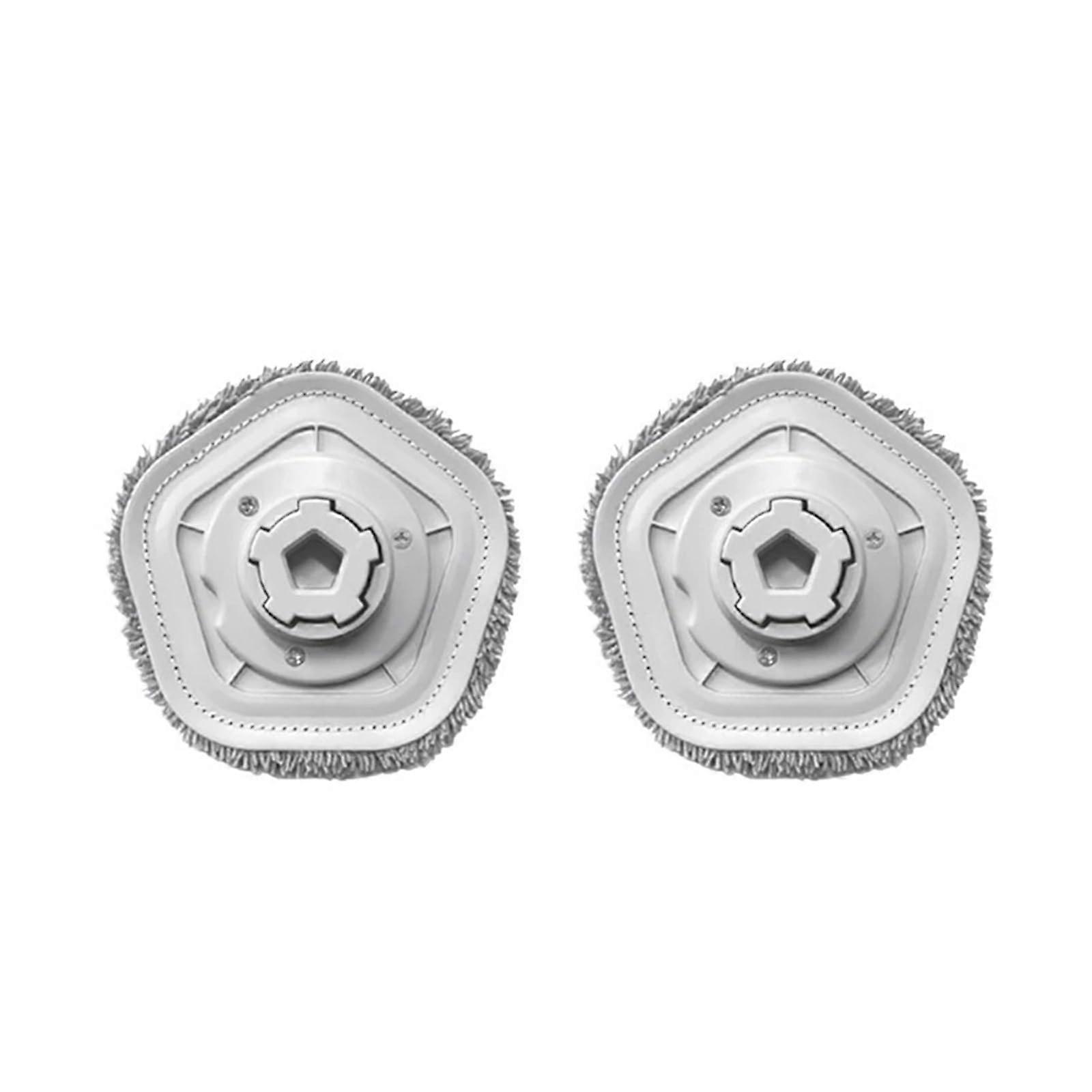 2 Pieces Compatible For DREAME W10 / W10 Pro Mop Pad Microfiber Vacuum Cleaner Cloth Double Pack