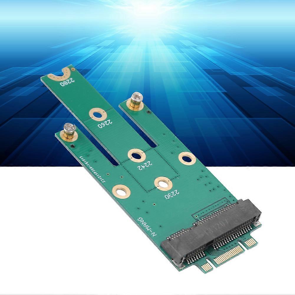 MSATA to M.2 NGFF Adapter Card 3x5cm Green ABS SATA B Key