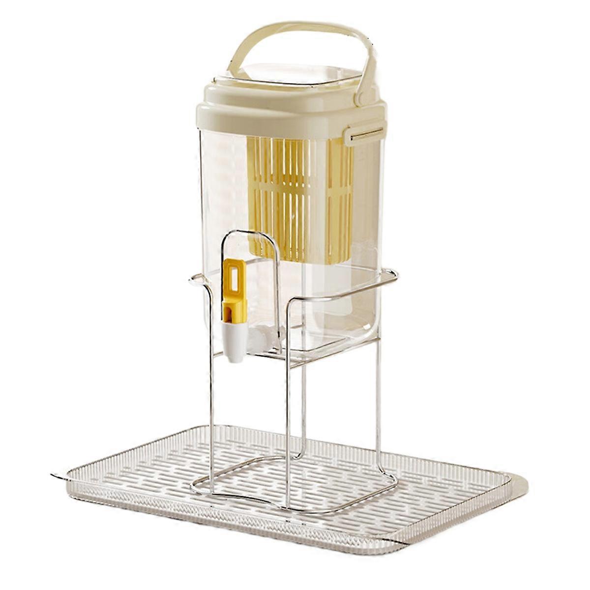 Cold Kettle with Faucet Refrigerator Juice Water Pitcher Home Plastic Beverage Dispenser Filter Drink Container for 2L B