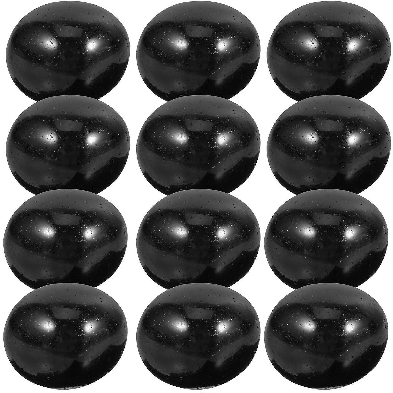 Obsidian Stones Set For Home Decor And Gift Item In Black Color For Aroma Diffuser Function 1 Set