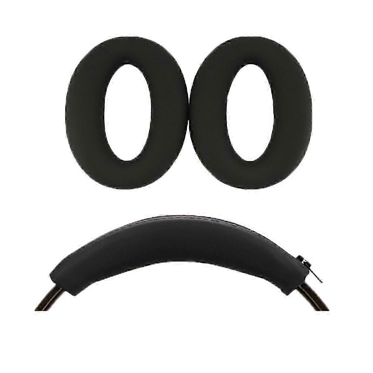 Replacement ear pads for WH-XB910N noise isolation black memory foam