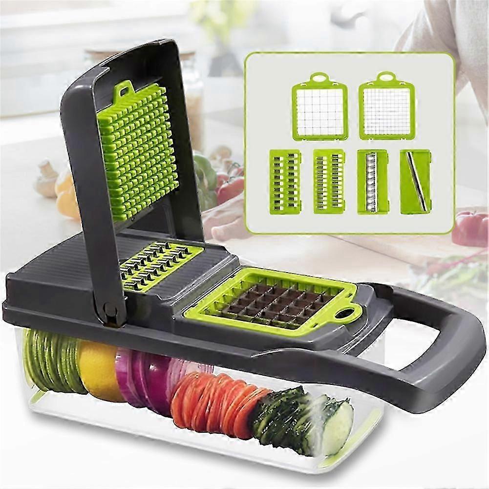 14-in-1 Multifunctional Vegetable Chopper - Easy-to-Use Kitchen Tool for Efficient Cutting and Slicing