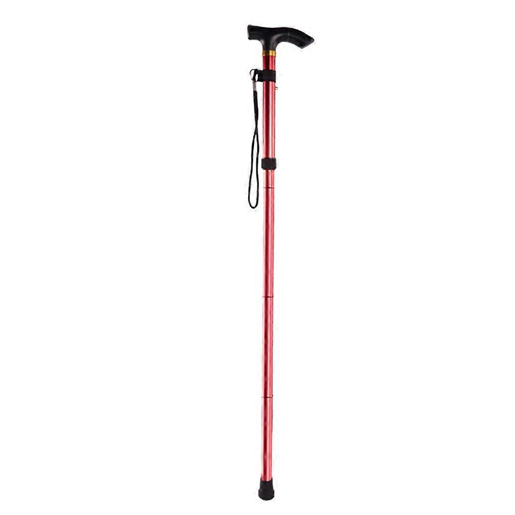 Anti-Slip 5 Section Walking Cane for Climbing Use Adjustable Foldable