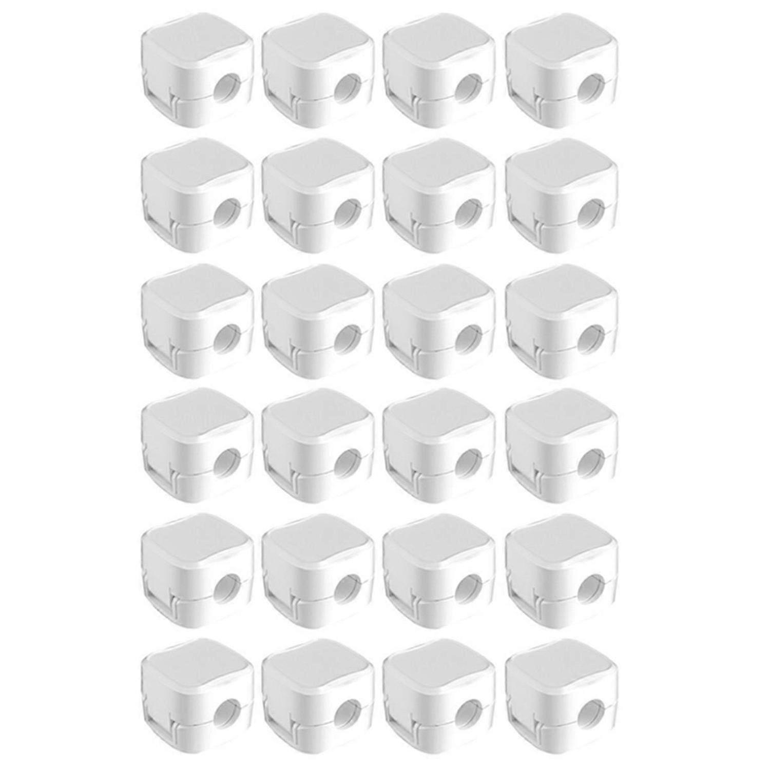 24PCS Magnetic Cable Organiser Clips Cable Management Wire - A