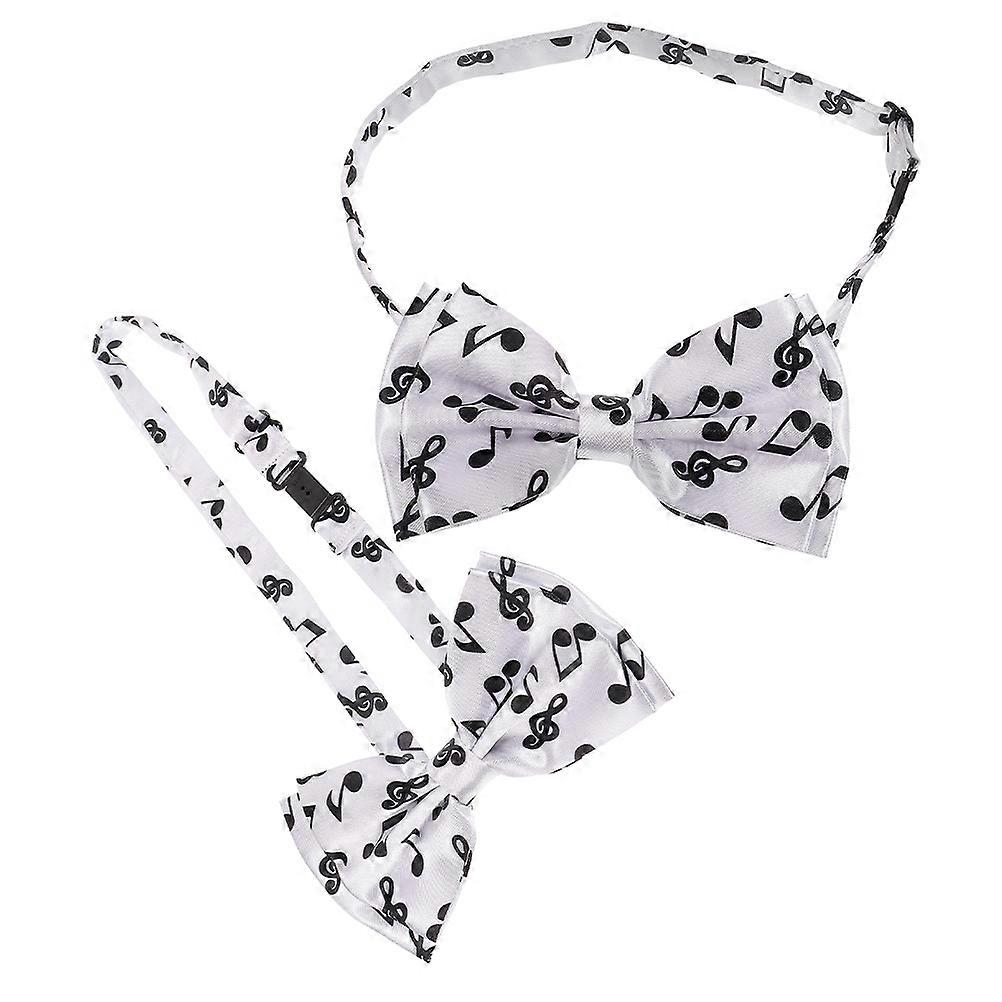 Men Bowtie Suit Accessory for Parades Polyester Multi Color Decorative 2Pcs