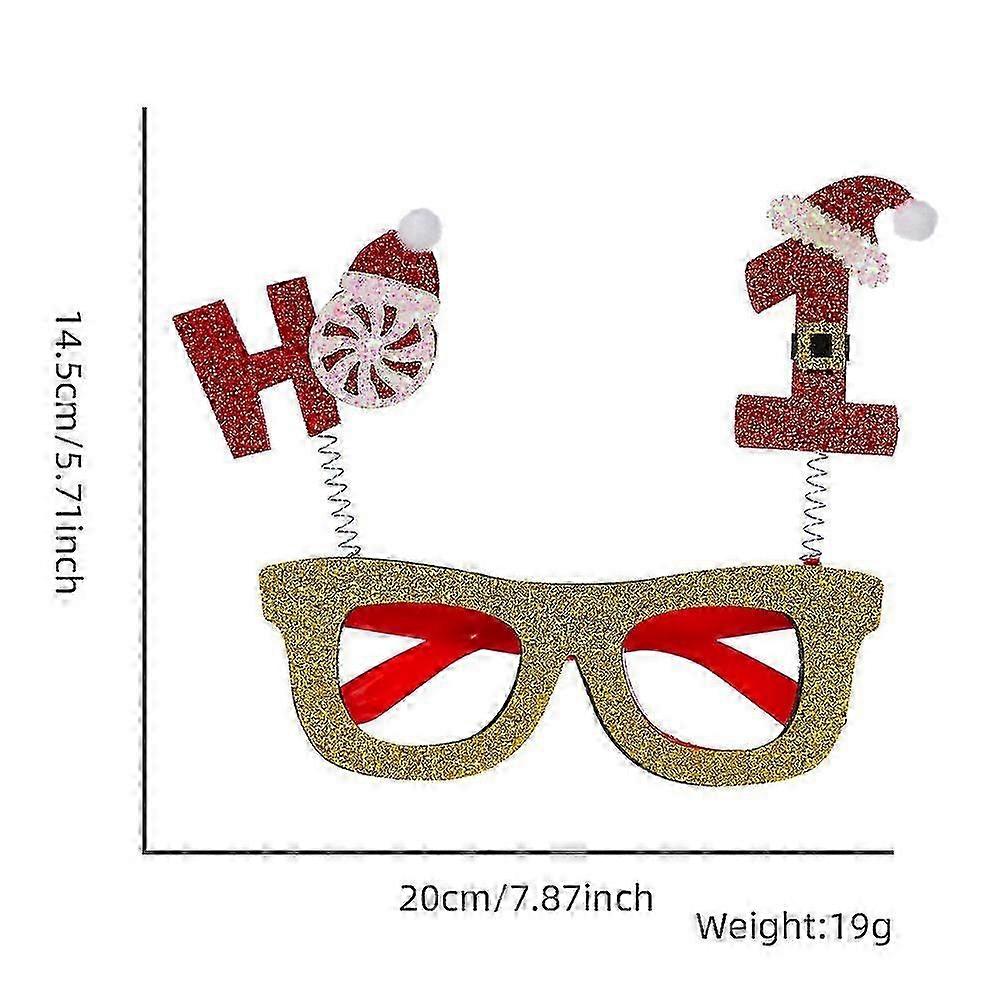 Christmas Glasses For Adults And Children Christmas Party Decorations Christmas Tree Elk Spring Glasses Frames
