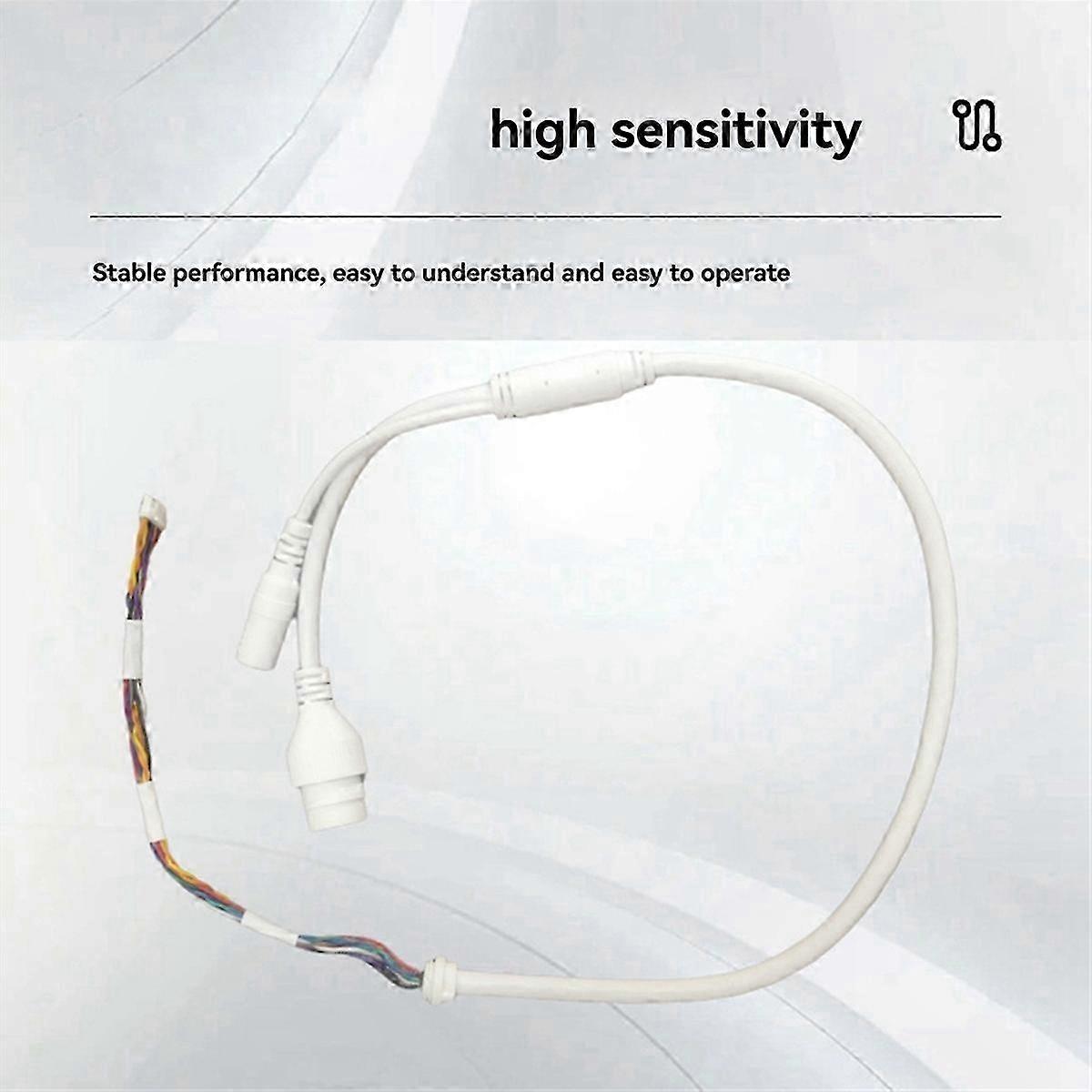 10-Pin PoE Ethernet Cable for Hikvision IP Cameras, High-Speed Data Transfer