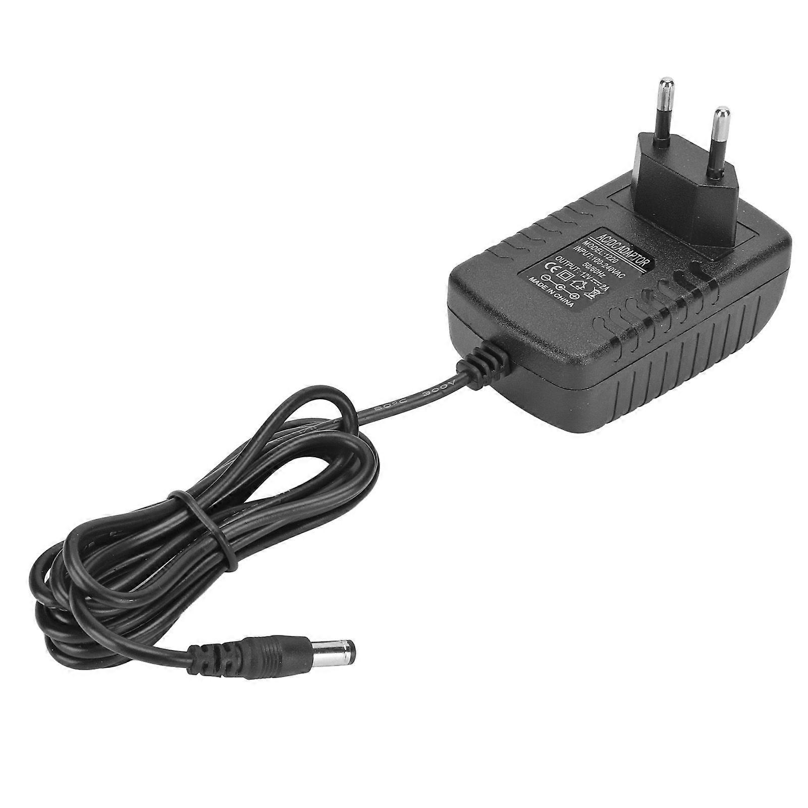 12V 2A External Power Adapter AC to DC Low Voltage 3/4pin Connector Power Adapter for Speakers Humidifier 100240V EU Plug